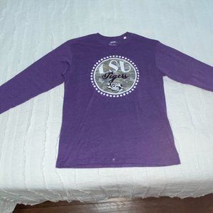 Purple LSU long sleeve t shirt